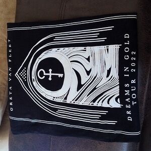 Greta Van Fleet Official Concert Tee 2022 Dreams In Gold Tour Size Large